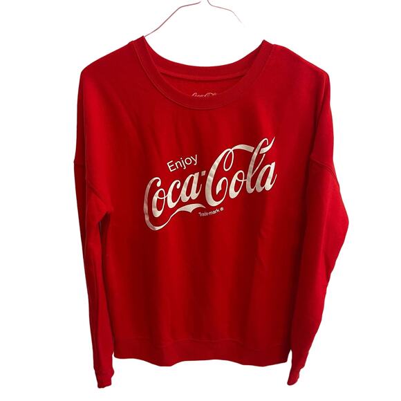 Women's Coca-Cola Red Sweatshirt Size Medium RN: 117508 - Picture 1 of 4